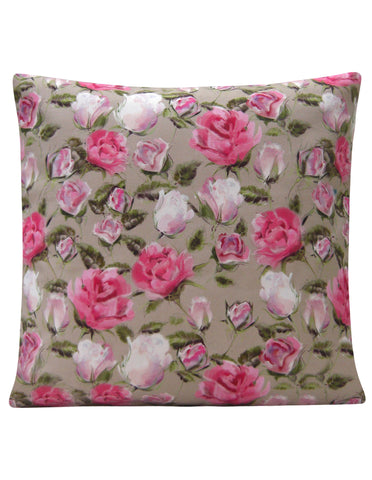 English Rose Design Cushion - Blooms of London - Designs inspired by nature