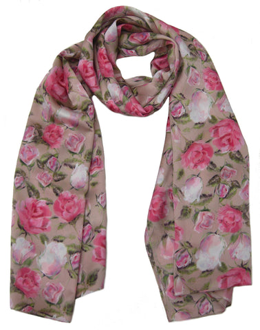 English Rose Scarf - Blooms of London - Designs inspired by nature