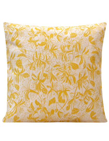 Honeysuckle Design Cushion - Blooms of London - Designs inspired by nature