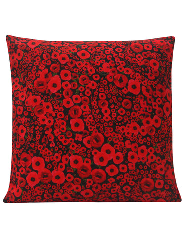 Modern Poppy Design Cushion - Blooms of London - Designs inspired by nature
