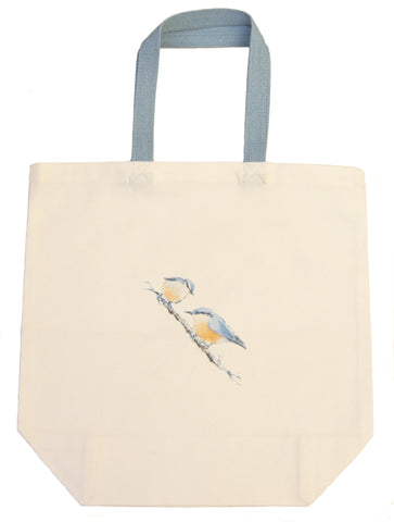 Nuthatch Shopping Bag - Blooms of London - Designs inspired by nature