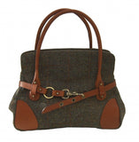 Harris Tweed Rosie Shoulder Handbag with Leather Trims