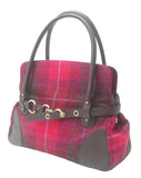 Harris Tweed Rosie Shoulder Handbag with Leather Trims