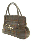 Harris Tweed Rosie Shoulder Handbag with Leather Trims