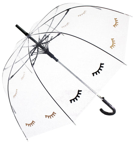 Closed Eyes Transparent Umbrella - Blooms of London - Designs inspired by nature
