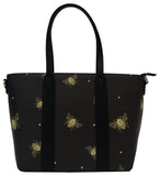 Bumble Bee Print Shoulder Handbag