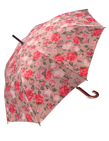 Rose Pink Design Umbrella - Blooms of London - Designs inspired by nature