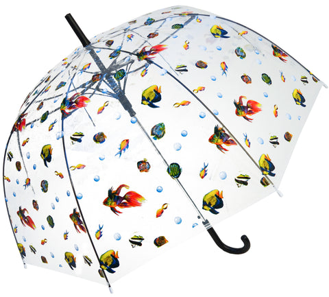 Ocean World Transparent Umbrella - Blooms of London - Designs inspired by nature