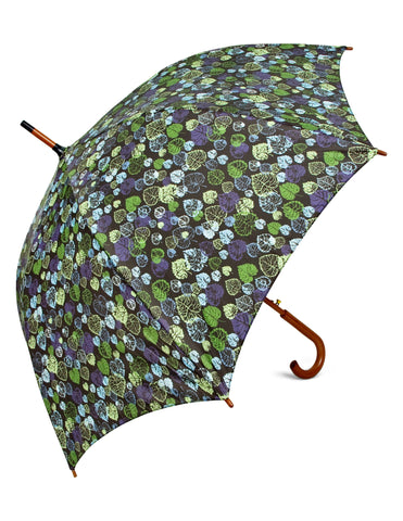 Heart Leaf Green Umbrella - Blooms of London - Designs inspired by nature