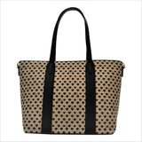 Hearts Print Shoulder Handbag