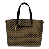 Hearts Print Shoulder Handbag