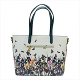 Iris Field Print Shoulder Handbag