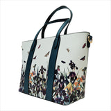 Iris Field Print Shoulder Handbag