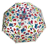 Butterflies Print Transparent Umbrella - Blooms of London - Designs inspired by nature