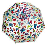 Butterflies Print Transparent Umbrella - Blooms of London - Designs inspired by nature