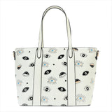 Lucky Eyes Print Shoulder Handbag