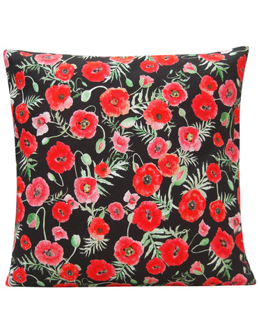 Poppy Design T Cushion Cover - Blooms of London - Designs inspired by nature