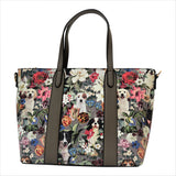 Puppies Print Shoulder Handbag