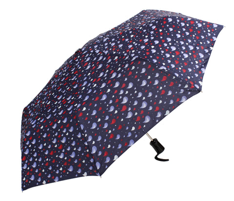 Rain Drops Design Foldable Umbrella - Blooms of London - Designs inspired by nature