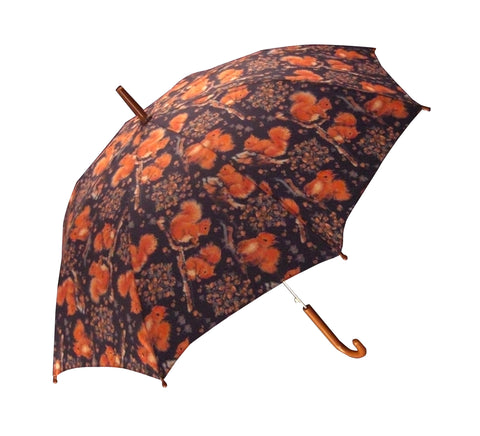 Red Squirrel Design Kids Umbrella - Blooms of London - Designs inspired by nature