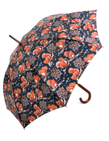 Red Squirrel Umbrella - Blooms of London - Designs inspired by nature