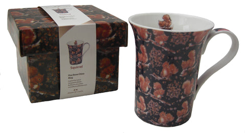 Red Squirrel mug - Blooms of London - Designs inspired by nature