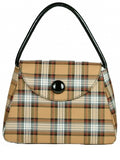 Stewart Camel Sarah Tartan Handbag