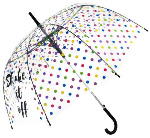 Shake it off Transparent Umbrella - Blooms of London - Designs inspired by nature