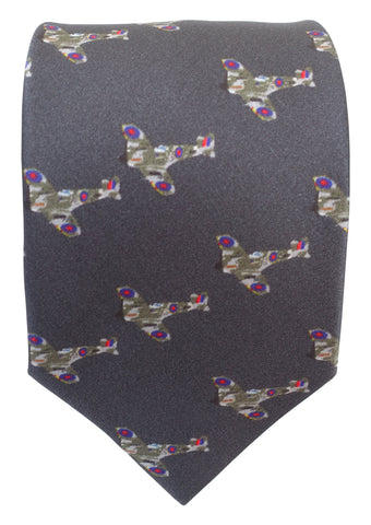 Spitfire print Tie - Blooms of London - Designs inspired by nature