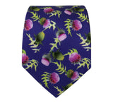 Thistle Print Silk Tie - Blooms of London - Designs inspired by nature