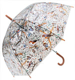 Zebra Finch Transparent Umbrella