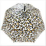 Leopard Print Transparent Umbrella