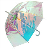 Iridescent Transparent Umbrella