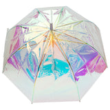 Iridescent Transparent Umbrella