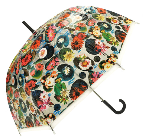 Water Lilies Transparent Umbrella - Blooms of London - Designs inspired by nature