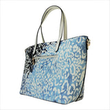 Winter Leopard Print Shoulder Handbag