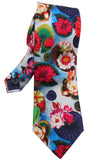 Water Lillies print Tie - Blooms of London - Designs inspired by nature