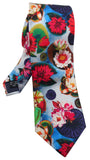 Water Lillies print Tie - Blooms of London - Designs inspired by nature